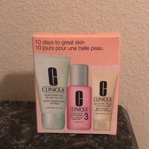 Clinique sample trio